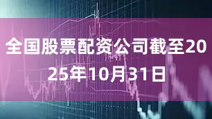 全國股票配資公司截至2025年10月31日